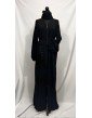 Open Plain Black Zoom Abaya