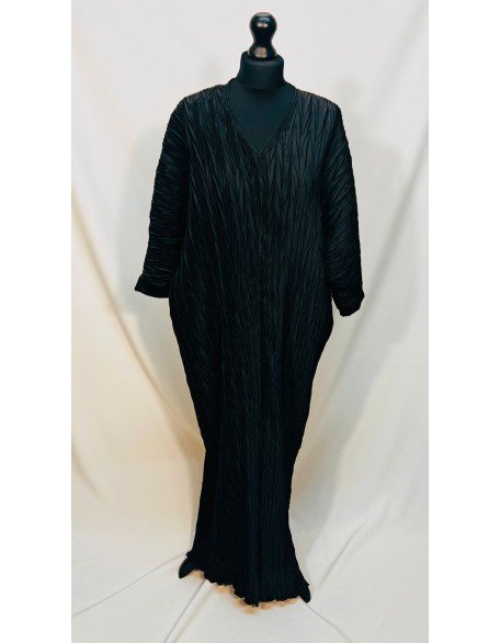 Black Plisse Dress