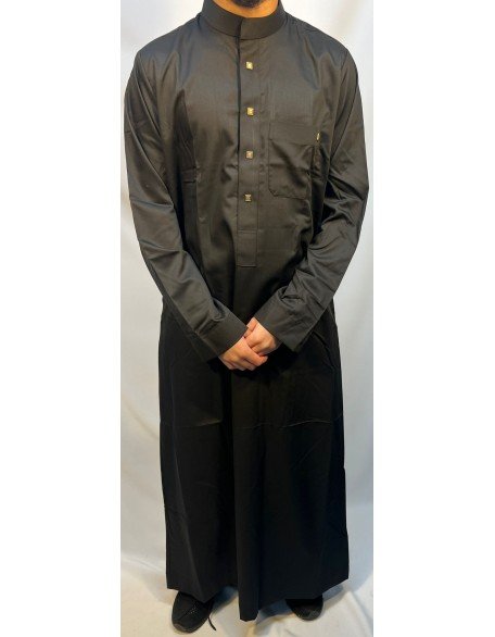 Classic Black Omani Thobe