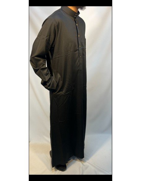 Classic Black Omani Thobe