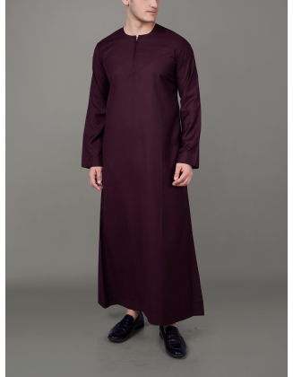 Maroon Emirati/Omani Thobe