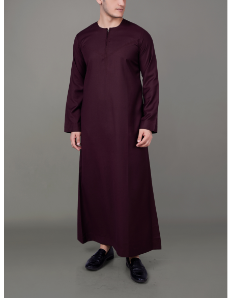 Maroon Omani Thobe