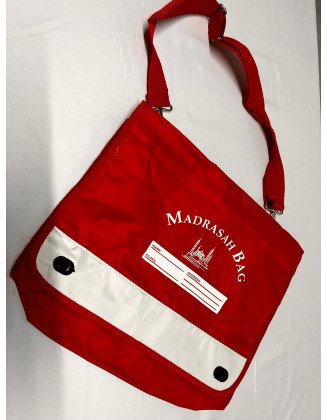 Large Durable Madrasah Bag for Kids & Children in Red Color